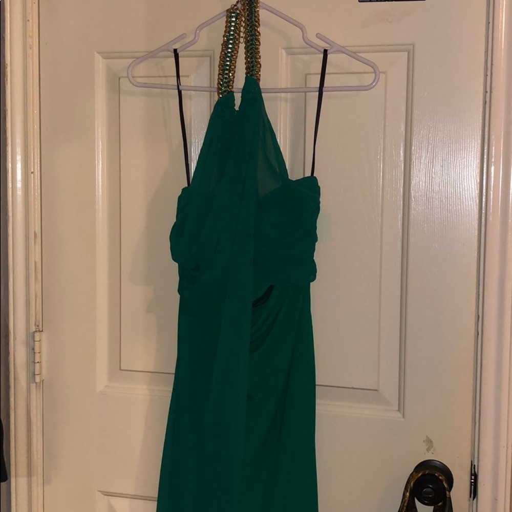 Bebe Green Dress